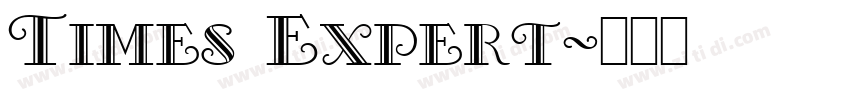 Times Expert字体转换